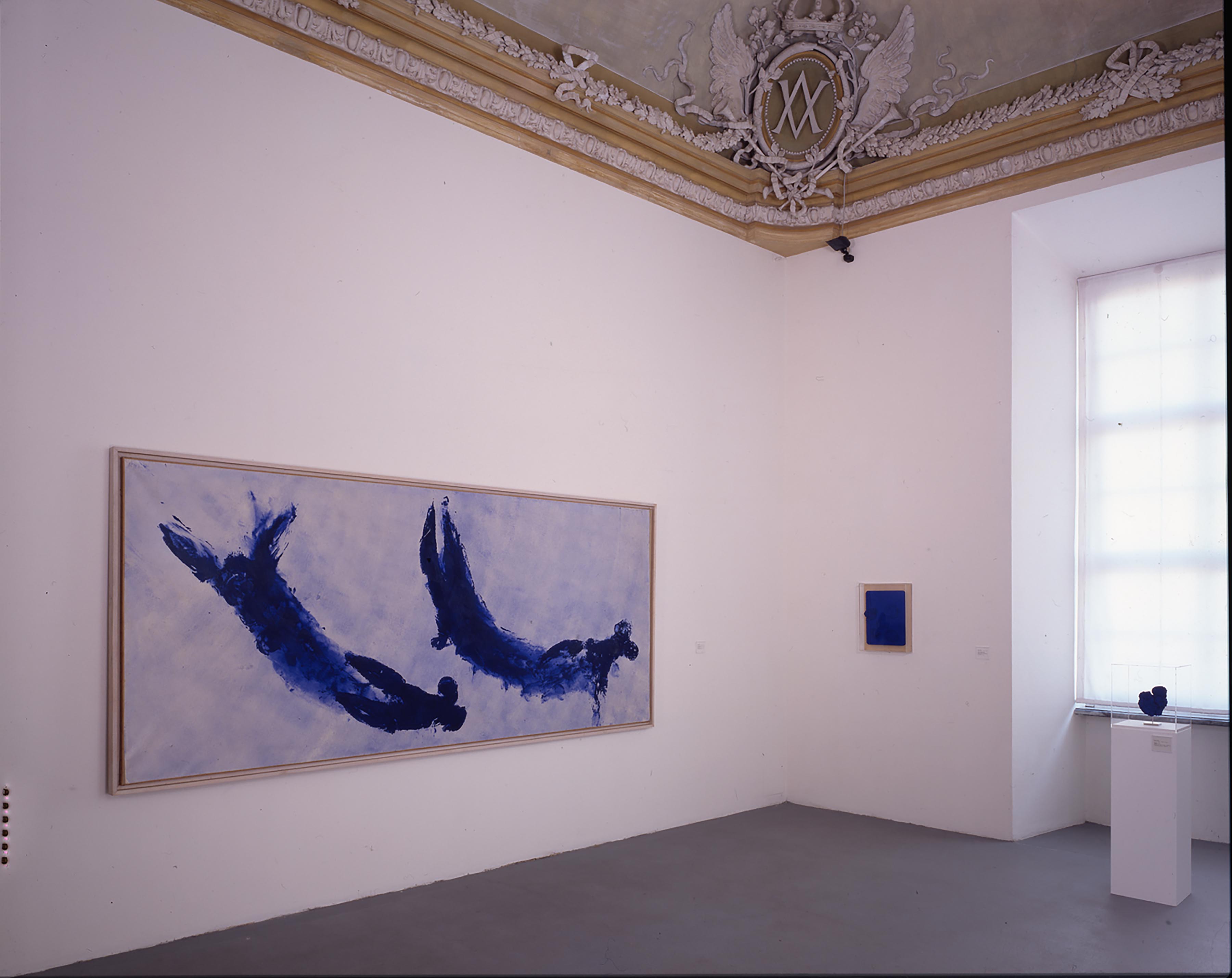 Yves Klein, Anthromu00e9trie 84, 1960; Relief eponges, 1960; Eponge, 1958